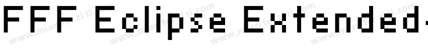 FFF Eclipse Extended字体转换